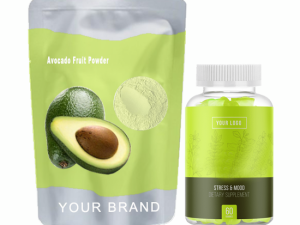 Avocado Fruit Powder gummy fruit bottle