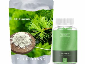 Dihydroquercetin is a kind of chemical substance extracted from larch, Douglas fir and other pine plants. It belongs to bioflavonoid vitamin P. It is easily soluble in ethanol, acetic acid and boiling water, and slightly soluble in cold water.It has the function of antioxidation and free radical scavenging.
